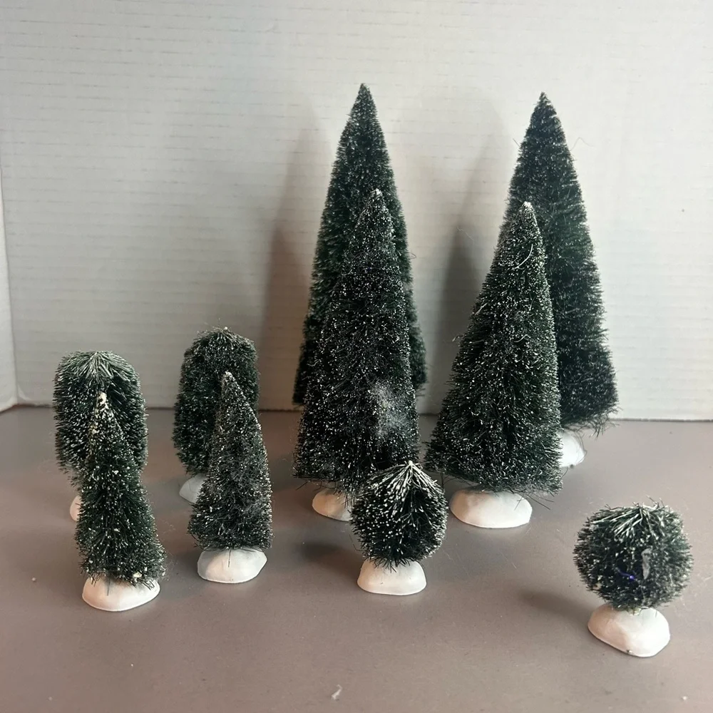 Department 56 Festive Green Miniature Tree Set